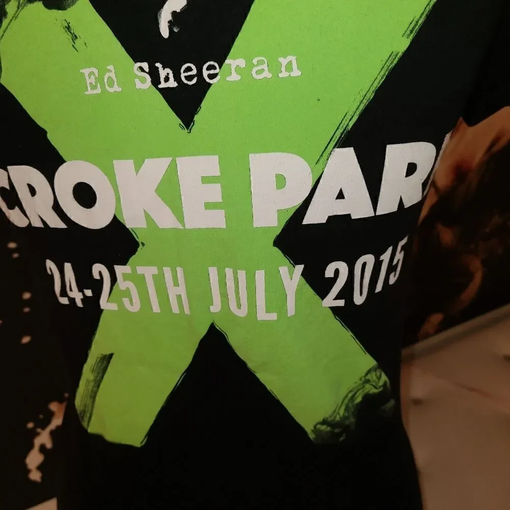 Ed Sheeran concert tshirt